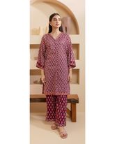 2-PC Shirt Dupatta Unstitched Printed Lawn By Zellbury | 0237